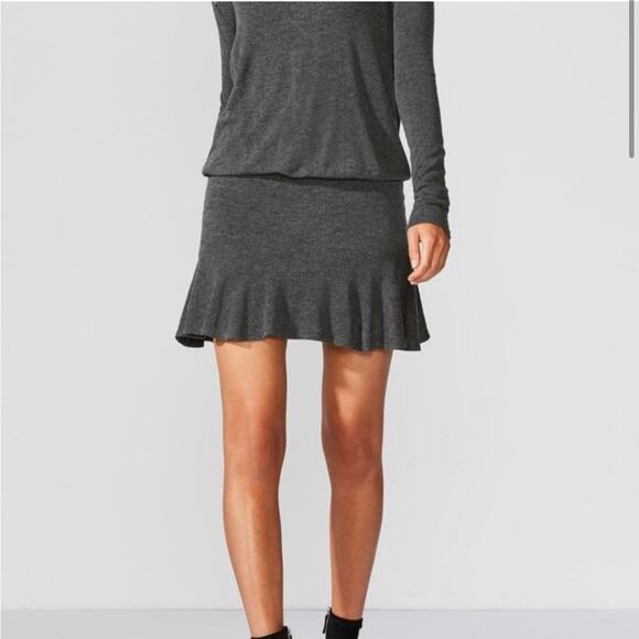 Bailey 44 Anastasia Gray Wool Blend Turtleneck Long Sleeve Sweater Dress Small - Picture 2 of 14